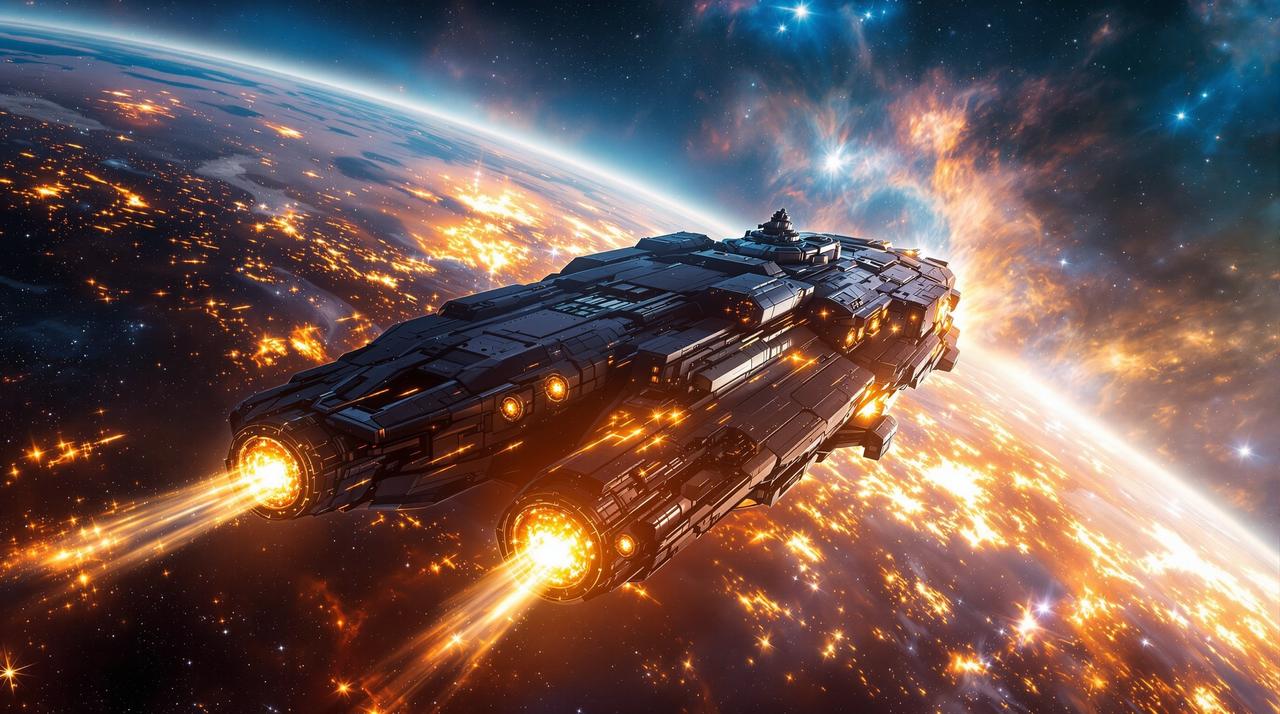 流浪地球3，科幻类型影视封面图 - 探花视频